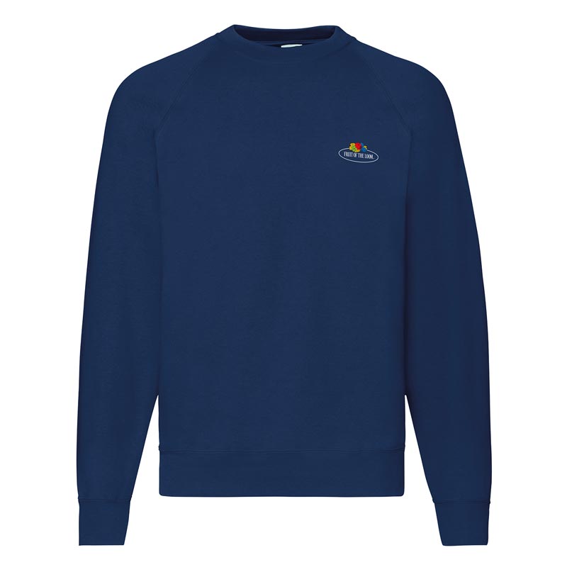 Vintage raglan sweatshirt small logo print - Navy S